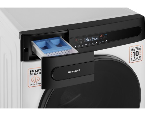 Купить Стиральная машина с сушкой Weissgauff WMD 49411 DC Inverter Steam в интернет-магазине Мега-кухня 6 Купить Стиральная машина с сушкой Weissgauff WMD 49411 DC Inverter Steam в интернет-магазине Мега-кухня 6