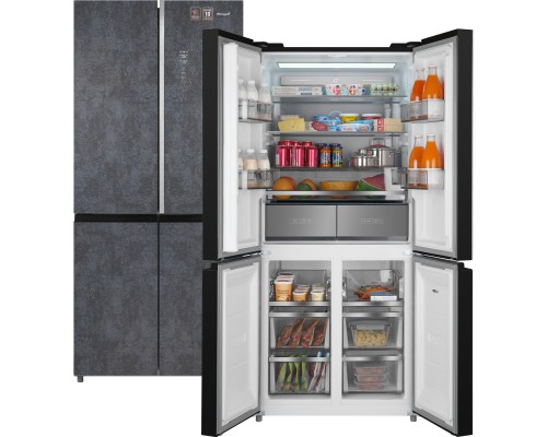 Купить Отдельностоящий холодильник с инвертором Weissgauff WCD 590 Nofrost Inverter Premium EcoFresh Rock Glass в интернет-магазине Мега-кухня 1 Купить Отдельностоящий холодильник с инвертором Weissgauff WCD 590 Nofrost Inverter Premium EcoFresh Rock Glass в интернет-магазине Мега-кухня 1