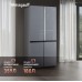 Купить Отдельностоящий холодильник с инвертором Weissgauff WCD 590 Nofrost Inverter Premium EcoFresh Dark Grey Glass в интернет-магазине Мега-кухня 8