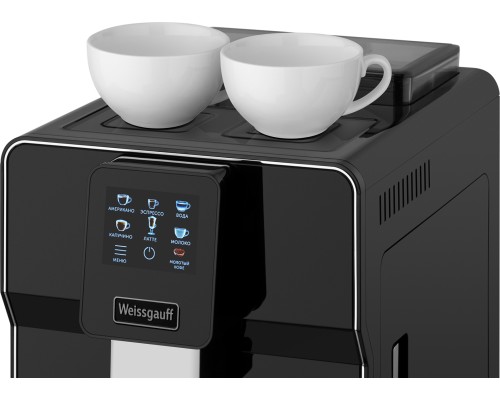 Купить Кофемашина Weissgauff WCM-330 TFT Touch Cappuccino Nero в интернет-магазине Мега-кухня 6 Купить Кофемашина Weissgauff WCM-330 TFT Touch Cappuccino Nero в интернет-магазине Мега-кухня 6