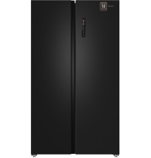 Отдельностоящий холодильник с инвертором Weissgauff WSBS 1036 Inverter NoFrost Premium Dark Inox