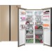 Купить Отдельностоящий холодильник с инвертором Weissgauff WSBS 1036 Inverter NoFrost Premium Сhampagne Glass в интернет-магазине Мега-кухня 1