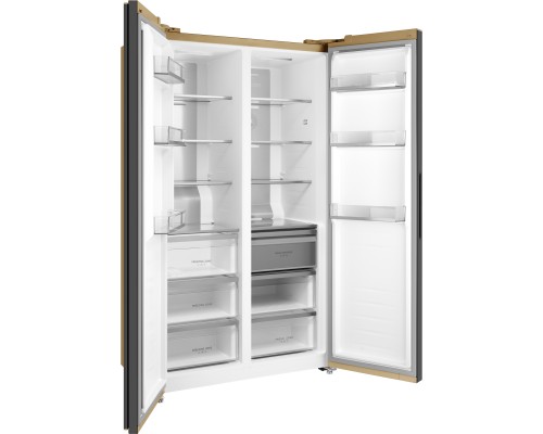 Купить Отдельностоящий холодильник с инвертором Weissgauff WSBS 1036 Inverter NoFrost Premium Сhampagne Glass в интернет-магазине Мега-кухня 4 Купить Отдельностоящий холодильник с инвертором Weissgauff WSBS 1036 Inverter NoFrost Premium Сhampagne Glass в интернет-магазине Мега-кухня 4