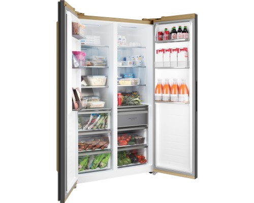 Купить Отдельностоящий холодильник с инвертором Weissgauff WSBS 1036 Inverter NoFrost Premium Сhampagne Glass в интернет-магазине Мега-кухня 5 Купить Отдельностоящий холодильник с инвертором Weissgauff WSBS 1036 Inverter NoFrost Premium Сhampagne Glass в интернет-магазине Мега-кухня 5