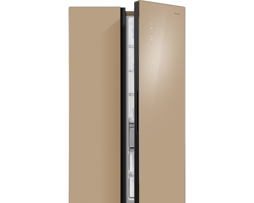 Купить Отдельностоящий холодильник с инвертором Weissgauff WSBS 1036 Inverter NoFrost Premium Сhampagne Glass в интернет-магазине Мега-кухня 13 Купить Отдельностоящий холодильник с инвертором Weissgauff WSBS 1036 Inverter NoFrost Premium Сhampagne Glass в интернет-магазине Мега-кухня 13