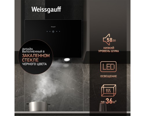 Купить  Купольная вытяжка Weissgauff Alcor TC BL Inverter Wi-Fi в интернет-магазине Мега-кухня 9