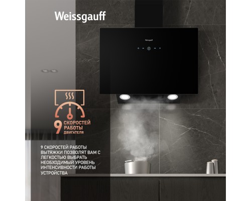 Купить  Купольная вытяжка Weissgauff Alcor TC BL Inverter Wi-Fi в интернет-магазине Мега-кухня 12