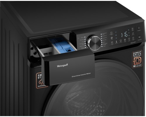 Купить Стиральная машина с прямым приводом Weissgauff WM 59411 Direct Drive Inverter Steam Matt Black в интернет-магазине Мега-кухня 7 Купить Стиральная машина с прямым приводом Weissgauff WM 59411 Direct Drive Inverter Steam Matt Black в интернет-магазине Мега-кухня 7