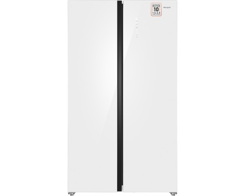 Купить Отдельностоящий холодильник с инвертором Weissgauff WSBS 1036 Inverter NoFrost Premium White Glass в интернет-магазине Мега-кухня Купить Отдельностоящий холодильник с инвертором Weissgauff WSBS 1036 Inverter NoFrost Premium White Glass в интернет-магазине Мега-кухня