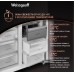Купить Отдельностоящий холодильник с инвертором Weissgauff WSBS 1036 Inverter NoFrost Premium White Glass в интернет-магазине Мега-кухня 21