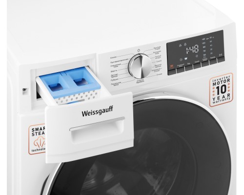 Купить Стиральная машина с сушкой Weissgauff WMD 58411 Smart Inverter Steam в интернет-магазине Мега-кухня 8 Купить Стиральная машина с сушкой Weissgauff WMD 58411 Smart Inverter Steam в интернет-магазине Мега-кухня 8