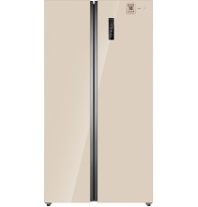 Отдельностоящий холодильник с инвертором Weissgauff WSBS 550 BEG Inverter NoFrost