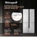 Купить Отдельностоящий холодильник с инвертором Weissgauff WCD 450 White Rock Glass NoFrost Inverter в интернет-магазине Мега-кухня 12