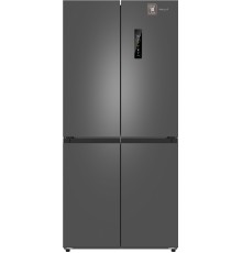 Отдельностоящий холодильник с инвертором Weissgauff WCD 450 Dark Grey NoFrost Inverter
