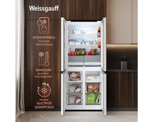 Купить Отдельностоящий холодильник с инвертором Weissgauff WCD 450 W NoFrost Inverter в интернет-магазине Мега-кухня 23 Купить Отдельностоящий холодильник с инвертором Weissgauff WCD 450 W NoFrost Inverter в интернет-магазине Мега-кухня 23