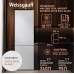 Купить Отдельностоящий холодильник с инвертором Weissgauff WRK 2000 Total NoFrost Inverter White Rock Glass в интернет-магазине Мега-кухня 8