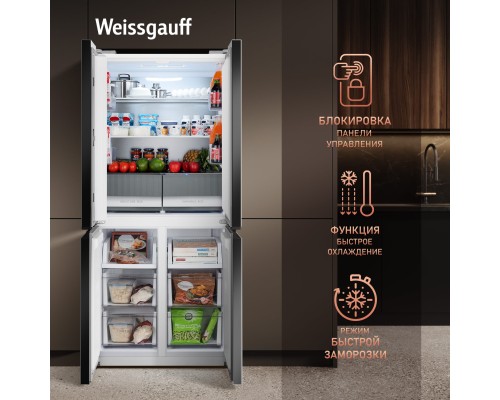 Купить Отдельностоящий холодильник с инвертором Weissgauff WCD 450 WG NoFrost Inverter в интернет-магазине Мега-кухня 25 Купить Отдельностоящий холодильник с инвертором Weissgauff WCD 450 WG NoFrost Inverter в интернет-магазине Мега-кухня 25