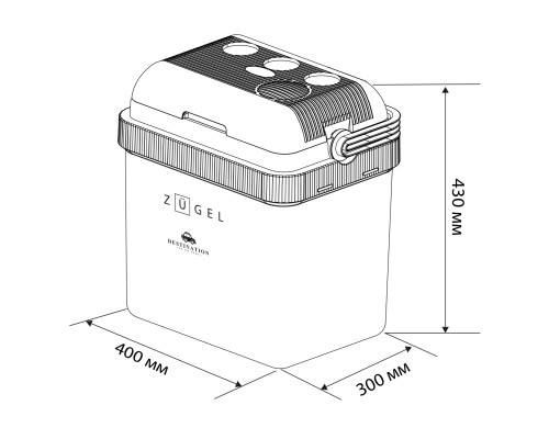 Купить  Автомобильный холодильник ZUGEL ZCR1002 в интернет-магазине Мега-кухня 10