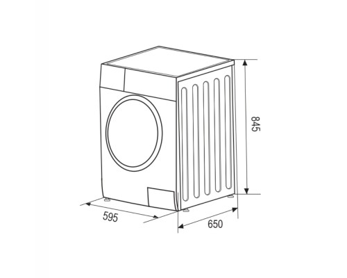 Купить  Сушильная машина ZUGEL ZDF81HP Heat Pump в интернет-магазине Мега-кухня 10