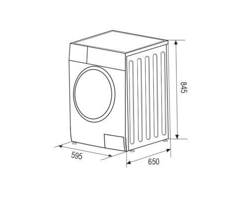 Купить  Сушильная машина ZUGEL ZDF80HP Heat Pump в интернет-магазине Мега-кухня 10