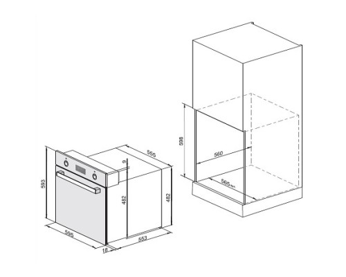 Купить  Духовой шкаф ZUGEL ZO A2708 W в интернет-магазине Мега-кухня 10