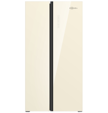 Холодильник Side-by-Side ZUGEL ZRSS630C, бежевое стекло