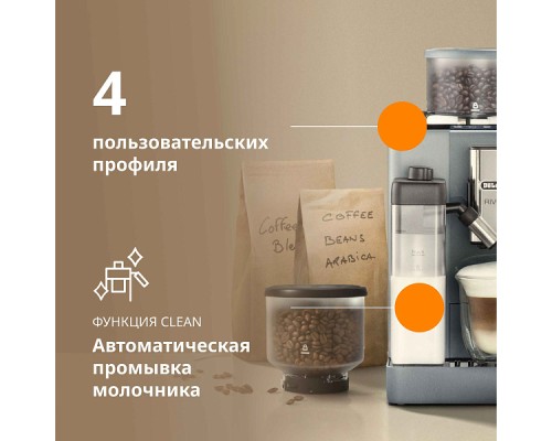 Купить  Кофемашина DeLonghi Rivelia Perfetto EXAM440.55.G в интернет-магазине Мега-кухня 12