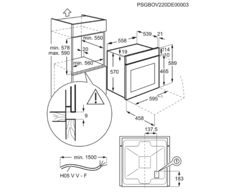 Купить  Духовой шкаф Electrolux EOD5H70BX в интернет-магазине Мега-кухня 4
