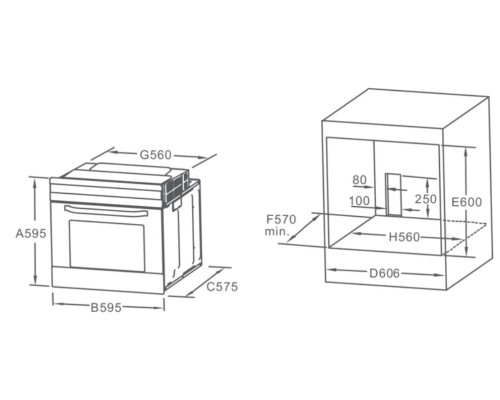 Купить  Духовой шкаф Midea MO78100CGW в интернет-магазине Мега-кухня 1