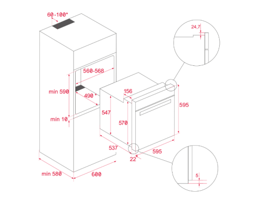 Купить Духовой шкаф Teka HSB 740 G SS в интернет-магазине Мега-кухня 7 Купить Духовой шкаф Teka HSB 740 G SS в интернет-магазине Мега-кухня 7