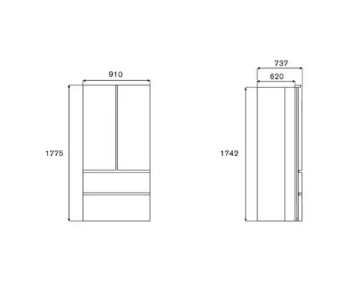 Купить  Холодильник GENCOOL GDM-727WH в интернет-магазине Мега-кухня 14