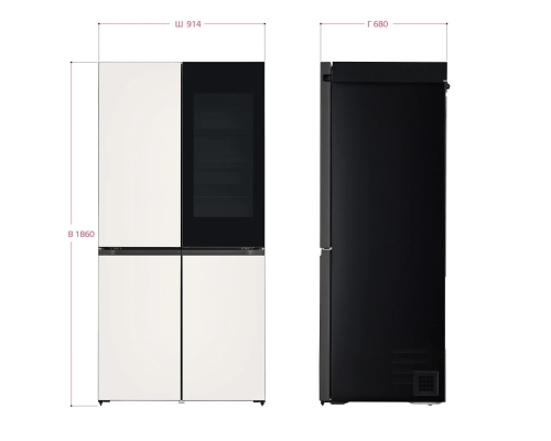Купить  Холодильник LG GR-X24FQEKM в интернет-магазине Мега-кухня 14