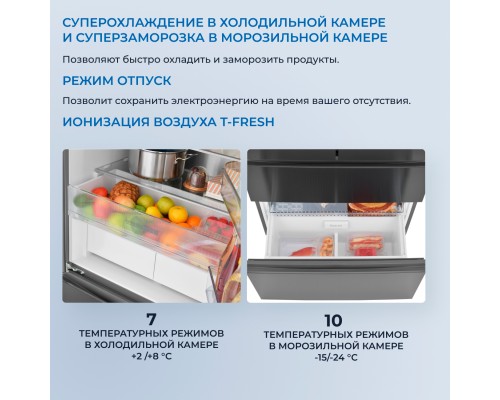 Купить Холодильник полувстраиваемый ZUGEL ZRFDI470XB в интернет-магазине Мега-кухня 11 Купить Холодильник полувстраиваемый ZUGEL ZRFDI470XB в интернет-магазине Мега-кухня 11