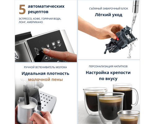 Купить  Кофемашина DeLonghi ECAM220.30.SB в интернет-магазине Мега-кухня 3