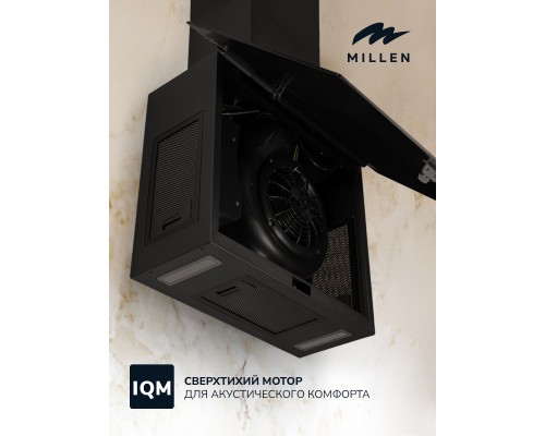 Купить  Наклонная кухонная вытяжка Millen MKHG 602 BL в интернет-магазине Мега-кухня 11