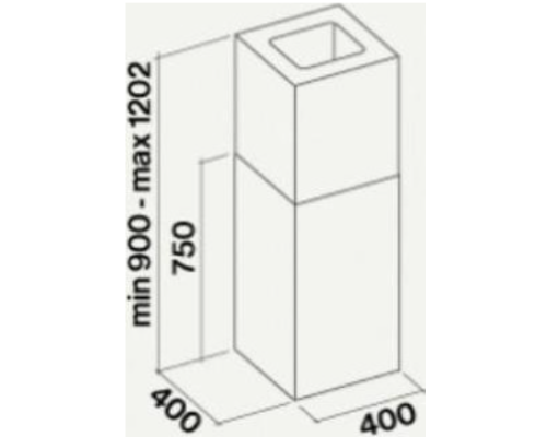 Купить  Вытяжка Falmec Mira(Plus) Black Isola 40 (800) в интернет-магазине Мега-кухня 3