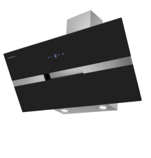 Вытяжка Maunfeld Mersey 90 нержавеющая сталь\черное стекло