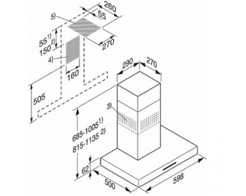 Купить  Вытяжка Miele PUR 68 W EDST/CLST в интернет-магазине Мега-кухня 1