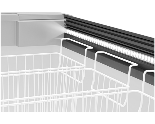 Купить  Морозильная камера Frostor Gellar FG 350 C серый в интернет-магазине Мега-кухня 4