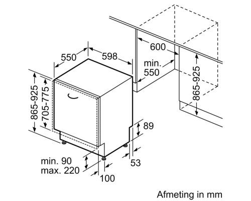 Купить  Встраиваемая посудомоечная машина Siemens SX85E803BE в интернет-магазине Мега-кухня 10