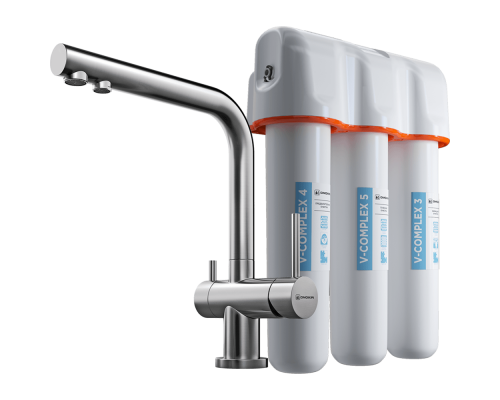 Купить Смеситель Omoikiri Nagano + Pure Drop Lite bn в интернет-магазине Мега-кухня Купить Смеситель Omoikiri Nagano + Pure Drop Lite bn в интернет-магазине Мега-кухня
