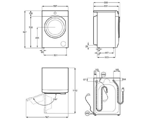 Купить Стирально-сушильная машина Electrolux EW8W4402QE в интернет-магазине Мега-кухня 6 Купить Стирально-сушильная машина Electrolux EW8W4402QE в интернет-магазине Мега-кухня 6
