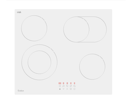 Купить  Электрическая варочная панель Evelux HEV 642 W в интернет-магазине Мега-кухня 1