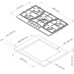 Купить Газовая варочная панель Kuppersberg FS 910 C Bronze в интернет-магазине Мега-кухня 4