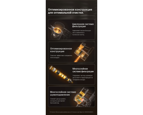 Купить  Вертикальный беспроводной пылесос Dreame T30 в интернет-магазине Мега-кухня 12