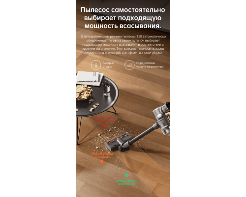 Купить  Вертикальный беспроводной пылесос Dreame T30 в интернет-магазине Мега-кухня 17