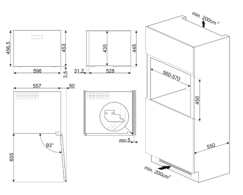 Купить Встраиваемый холодильный шкаф для вина Smeg CVI620NRE в интернет-магазине Мега-кухня 1 Купить Встраиваемый холодильный шкаф для вина Smeg CVI620NRE в интернет-магазине Мега-кухня 1