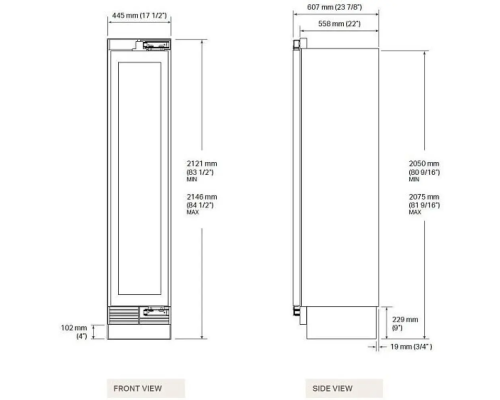 Купить Встраиваемый винный шкаф Signature Kitchen Suite SKSCW182RP под навеску фасадов в интернет-магазине Мега-кухня 5 Купить Встраиваемый винный шкаф Signature Kitchen Suite SKSCW182RP под навеску фасадов в интернет-магазине Мега-кухня 5
