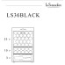 Купить  Монотемпературный винный шкаф La Sommeliere LS36BLACK в интернет-магазине Мега-кухня 2