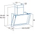 Купить  Вытяжка Cata VALTO 900 XGWH в интернет-магазине Мега-кухня 1